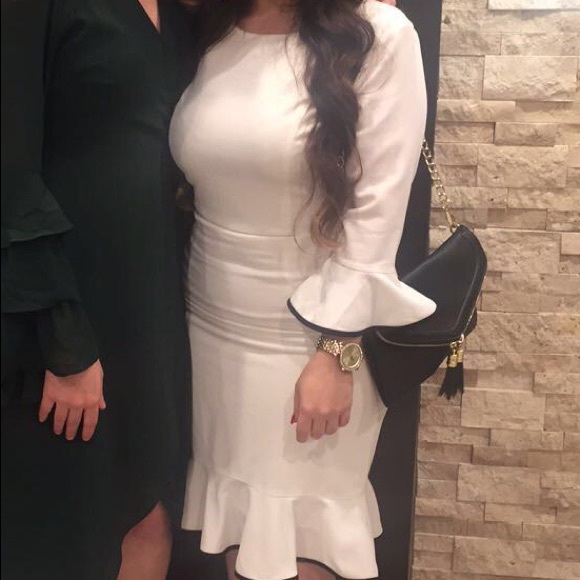 White dress short black dress - Picture 3 of 3